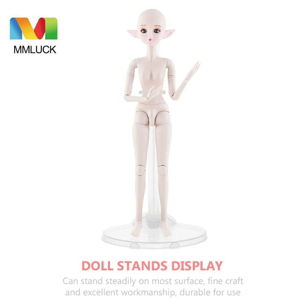 Giá Đỡ Búp Bê Bằng Nhựa Màu Tím / Hồng / Xanh Dương Dễ Thương Dùng Làm Quà Tặng Sinh Nhật