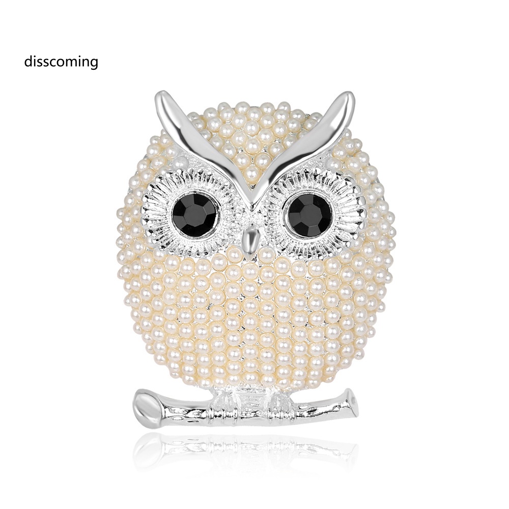 Đầm Nữ Kiểu Dáng Dễ Thương Xinh Xắn Hợp Thời Trang| Ghim Cài Áo Hình Cú Mèo Đính Ngọc Trai