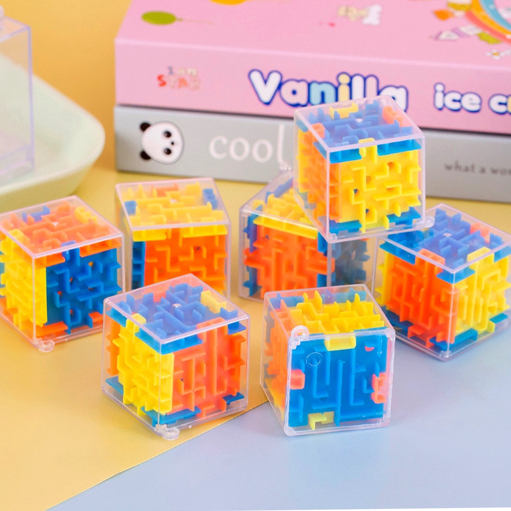 Khối Rubik 3d Mini Dạng Cuộn Thú Vị Hỗ Trợ Giáo Dục Sớm Cho Bé