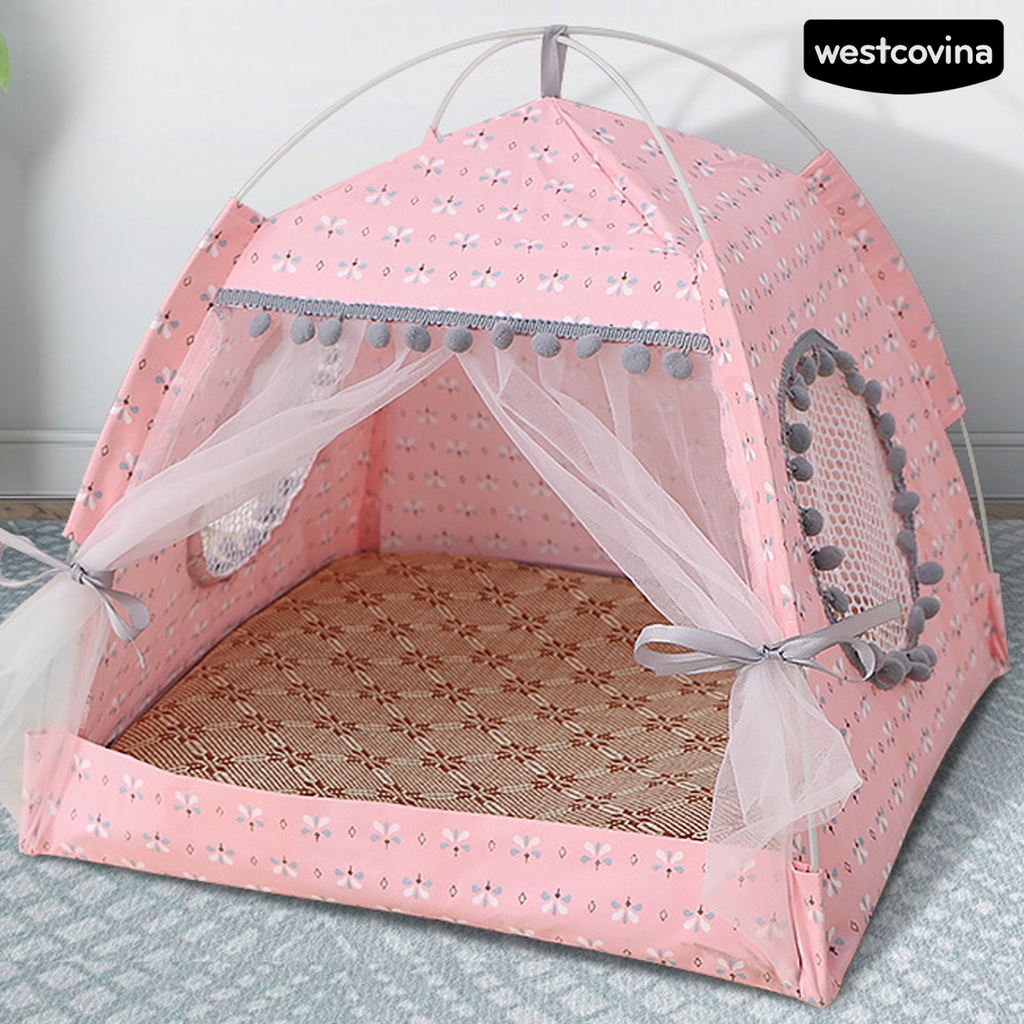 [COD]♞Nhà Vải Bản Rộng Siêu Mềm Mại In Họa Tiết Dễ Vệ Sinh Cho Thú Cưng