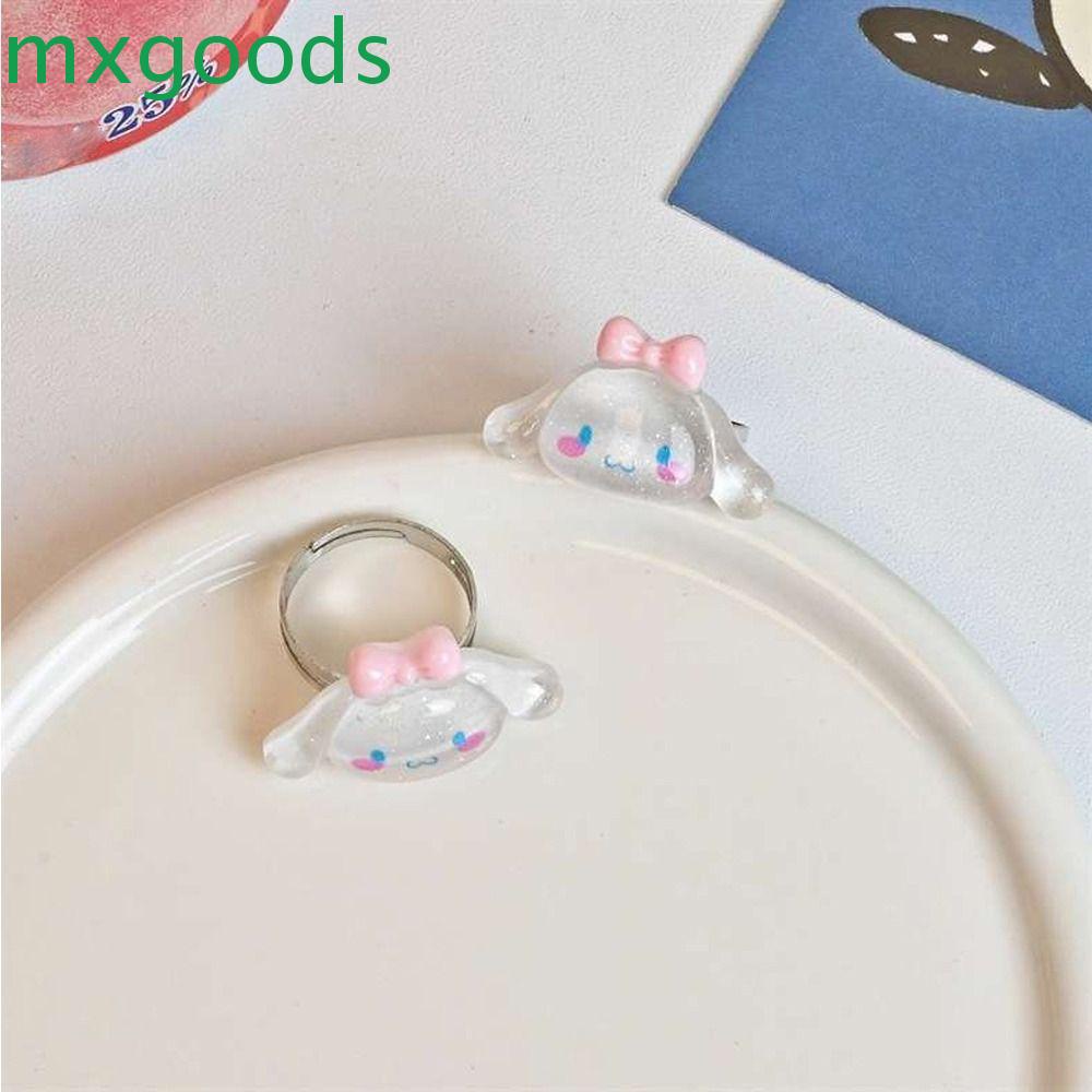 MXGOODS Nhẫn MặT HìNh Kuromi Niche Dễ Thương ThờI Trang Cho Nữ