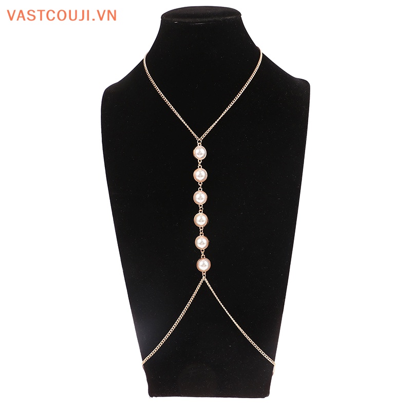 Vòng cổ Đeo Hông / Ngực / Hông Đính Ngọc Trai Phong Cách Baroque Bohemian VASTJI