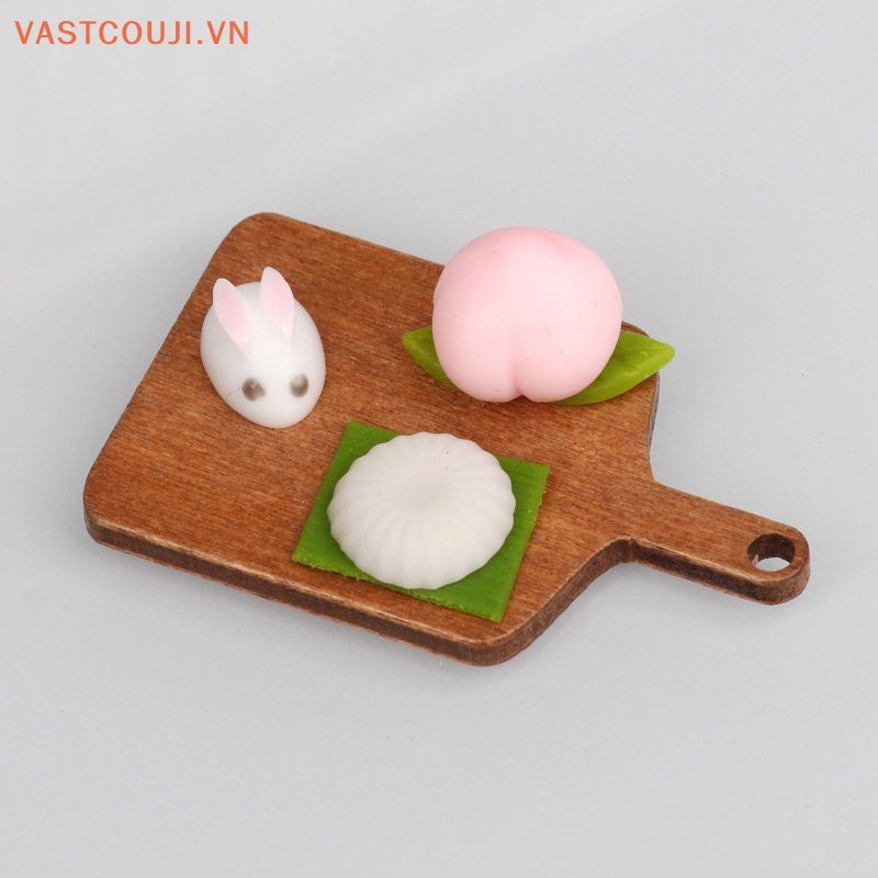 1 Bộ Mô Hình Thỏ Mini Tỉ Lệ 1: 12 Trang Trí Nhà Búp Bê