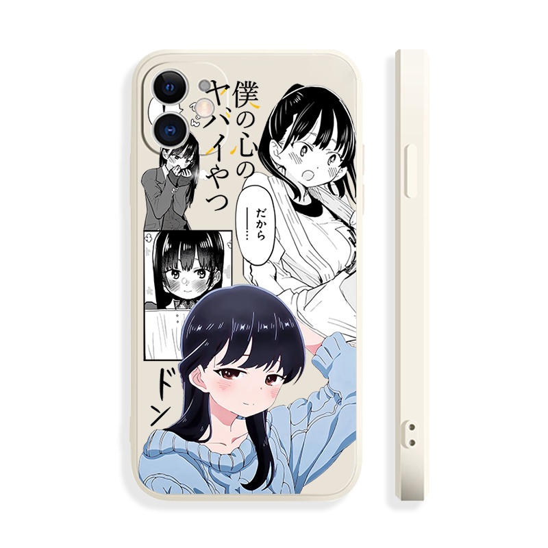The Dangers in My Heart Yamada Anna anime phone case compatible with iPhone 11pro Apple 14 Two-Dimensional anime peripherals