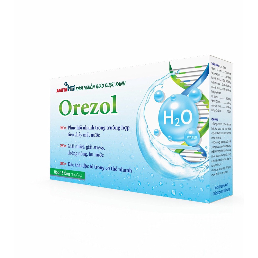 [Chính hãng] Cancium vita , Orezol , ADE - sumo , Enzyme , Dạng ống nước bổ xung các chất cần thiết cho thú cưng chó mèo
