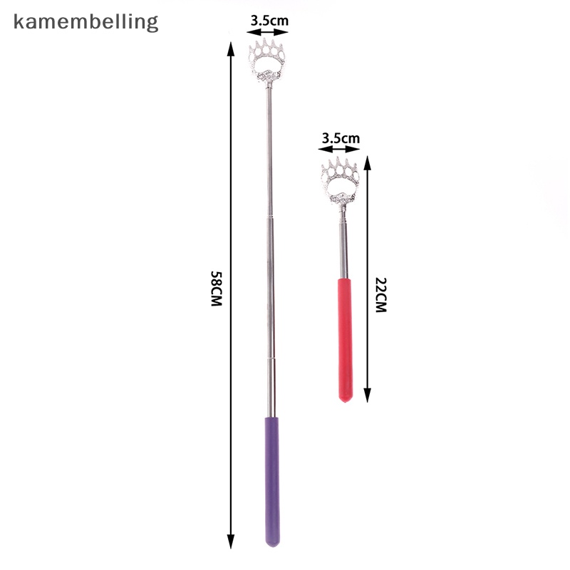 Kamembelling Dụng Cụ Gãi Lưng Hình Móng Vuốt Gấu Mềm Có Thể Thu Gọn