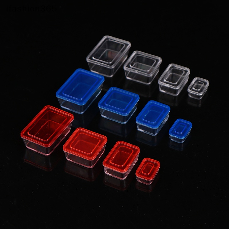 Set 4 Hộp Cơm Mini Tỉ Lệ 1 / 12 Dùng Trang Trí Nhà Búp Bê ifashion365