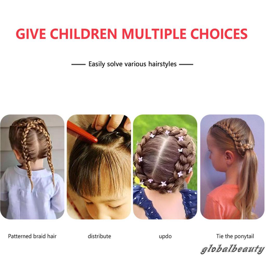 Lược Chải Tóc Mát Xa Hai Đầu Gấp Gọn Bỏ Túi Tiện Lợi Dành Cho Trẻ Em