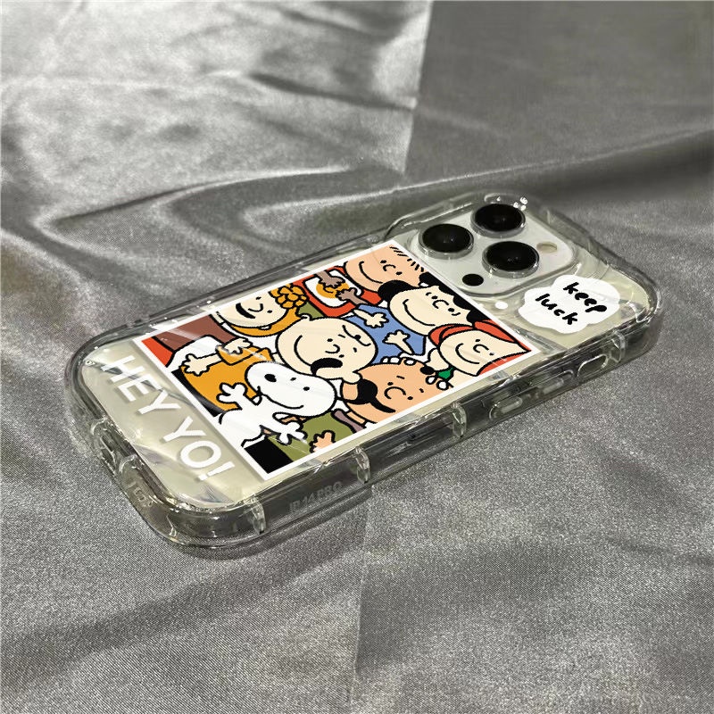 Ốp Điện Thoại Hình Gia Đình Dễ Thương Cho Iphone xr131211Ốp Điện Thoại Dẻo In Họa Tiết Snoopy 8 Cho Iphone 14 Promax / 7 / WMFO