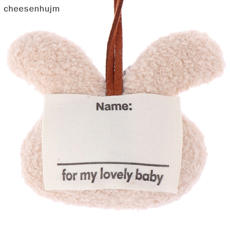 Móc Khóa Thỏ Nhồi Bông Dễ Thương Dùng Để Nhận Dạng Túi Học Sinh