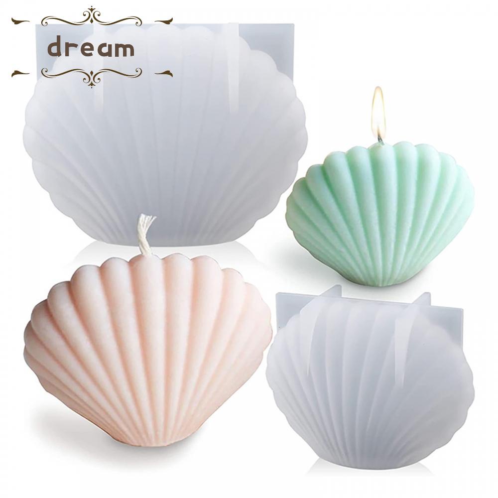 【DREAMLIFE】Shell Candle Mold Supplies 3D Craft Diy Handmade Home Decoration Resin