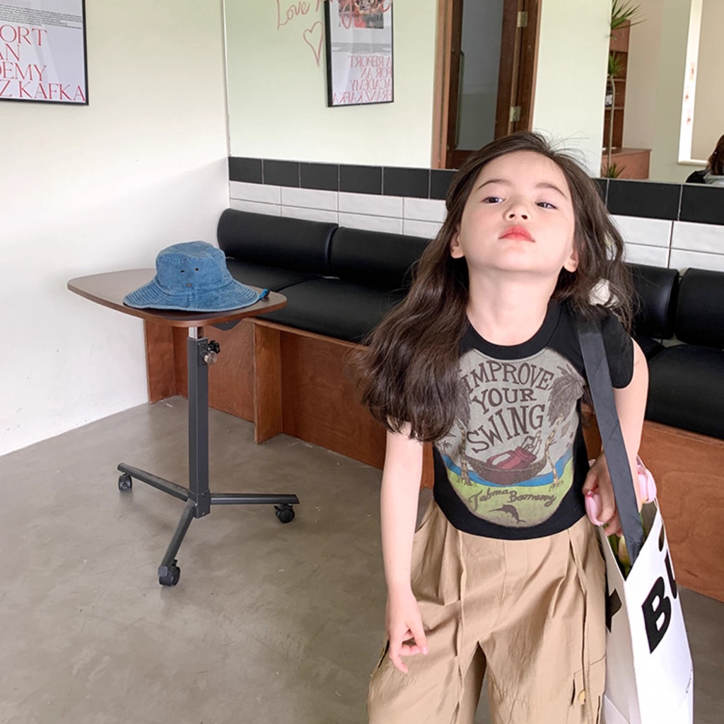 Áo Thun Ngắn Tay Phong Cách Hàn Quốc Năng Động Trẻ Trung Dành Cho Nữ