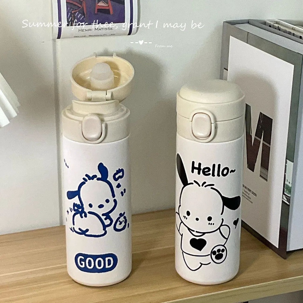 [Mã CLS2404A giảm 30k đơn 150k] SANRIO Bình Giữ Nhiệt Inox 304 Dung Tích Lớn 500 / 420 / 300ml Có 32 Loại Tùy Chọn