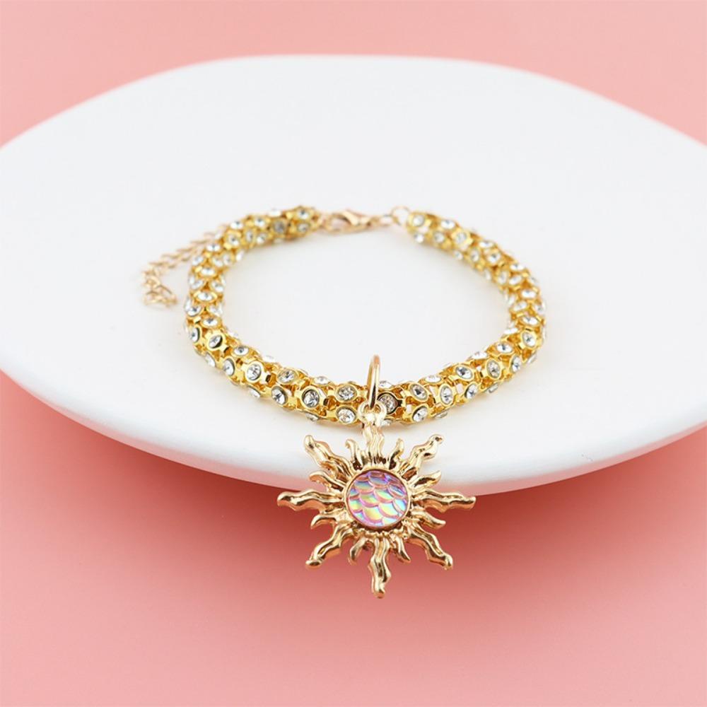 Vòng Cổ Choker Đính Đá Nhân Tạo Thời Trang Dành Cho Thú Cưng AARON1