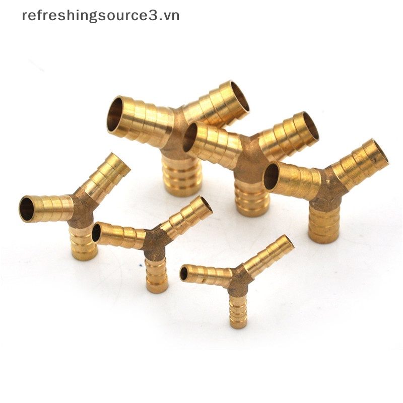 {REFRE3} Đầu Nối Chia Ống Nhiên Liệu Khí Làm Mới 3.vn} Bằng Đồng Thau &quot;Y&quot;
