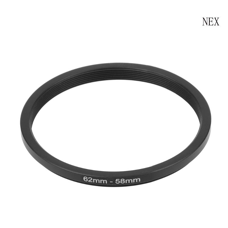 Vòng Nối Kính Lọc Máy Ảnh Bước Xuống 62mm Đến 58mm Bằng Kim Loại Mới