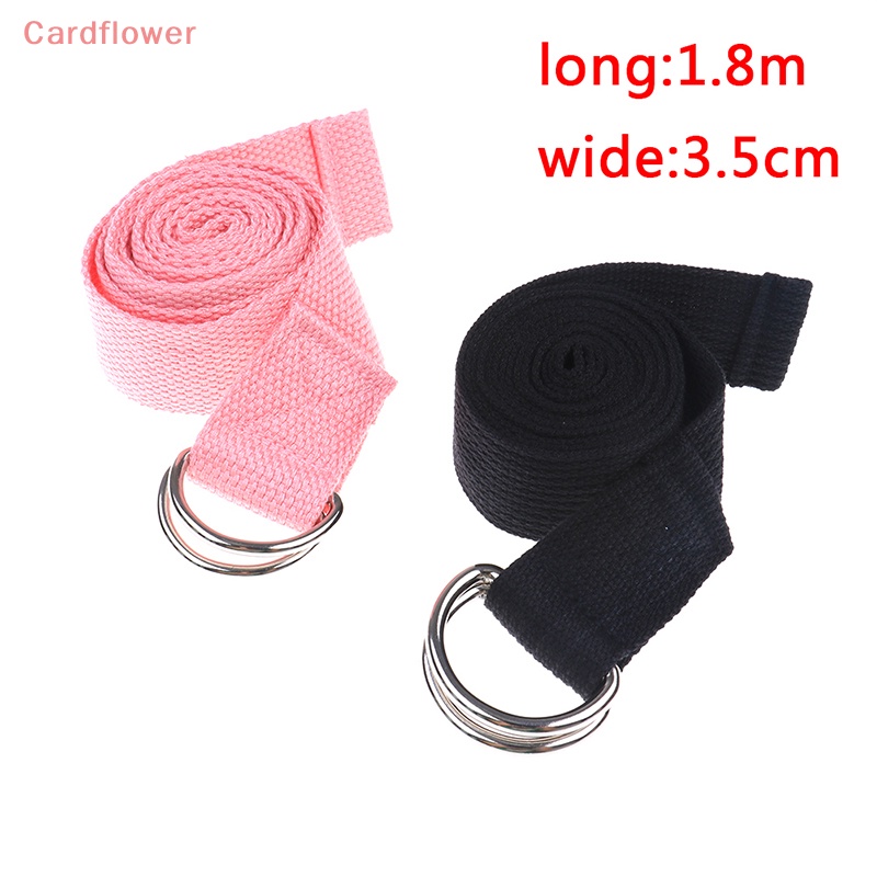 Dây Đai Co Giãn 180Cm Có Vòng Chữ D Có Thể Điều Chỉnh Hỗ Trợ Luyện Tập Yoga / Gym / Thể Hình Mới