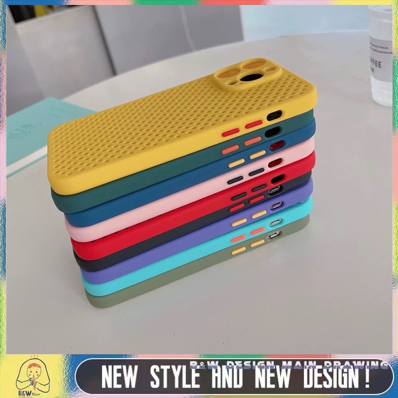 Ốp Điện Thoại Mềm Nhám Siêu Mỏng Tản Nhiệt Bảo Vệ Ống Kính Máy Ảnh Cho iPhone 14 13 12 11 Pro Max XR IX