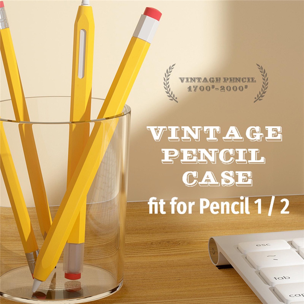 Vỏ Bọc Bút Cảm Ứng Apple Pencil 1 2 1St 2nd Generation iPad Bằng Silicon Chống Trượt