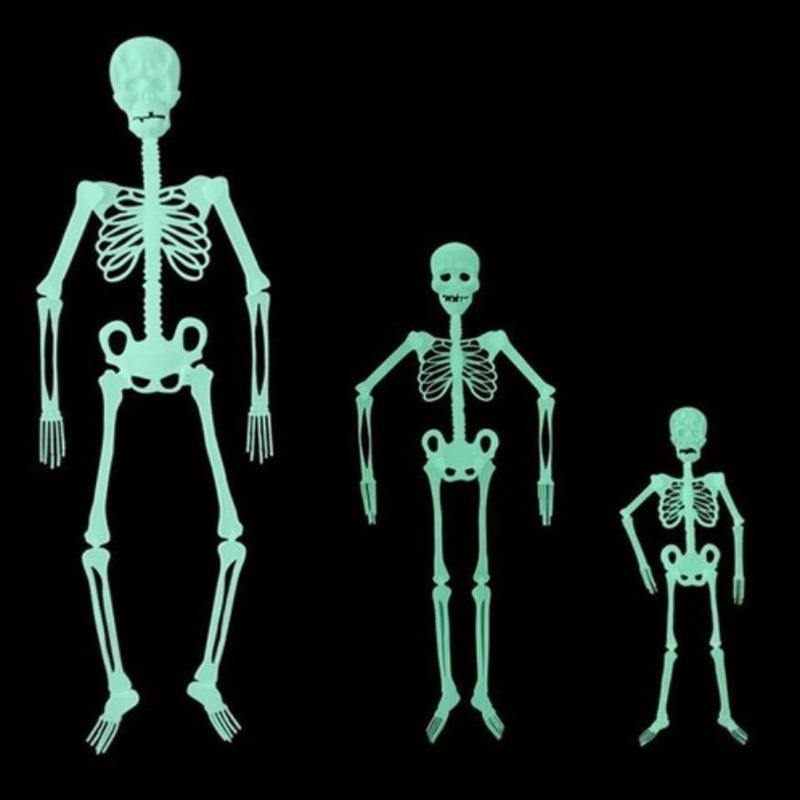 Bộ Xương Người Bằng Nhựa Kích Thước 32 / 90 / 150cm Dùng Trang Trí Tiệc Halloween