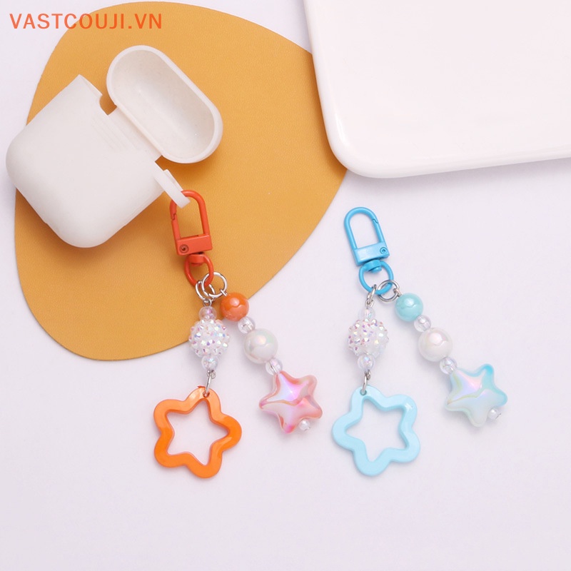 Móc Khóa Thủ Công Hình Ngôi Sao Năm Cánh Màu Gradient VN