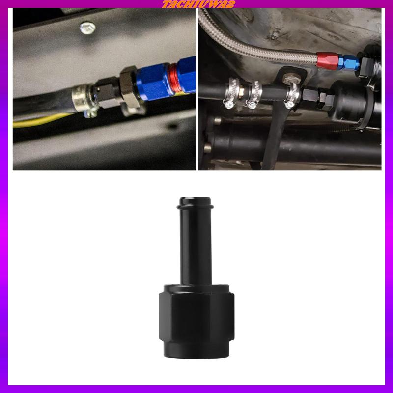 Đầu Nối Ống Nhiên Liệu 6AN Bằng Nhôm Màu Đen