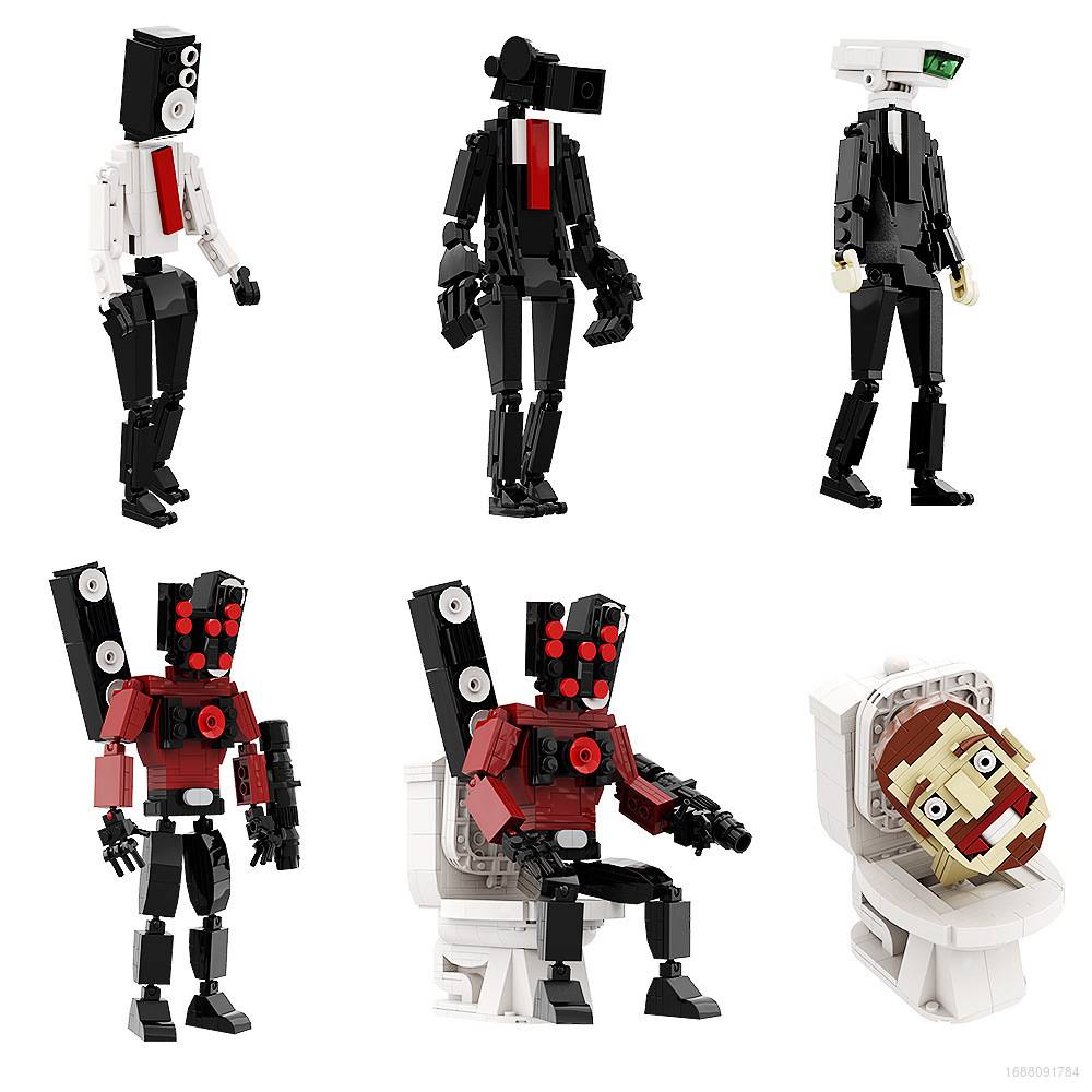 Mô Hình Đồ Chơi Lắp Ráp Toilet Anime Man Acoustic Cho Trẻ Em