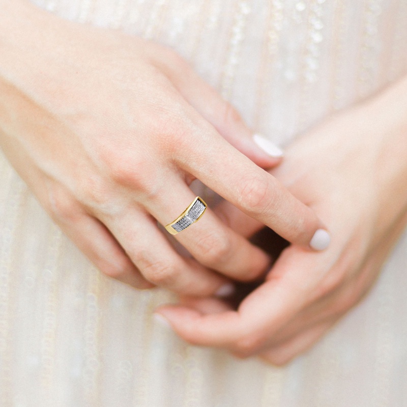 Ygt Set 3 Nhẫn Bạc 925 Đính Đá Sapphire Trắng Hình Trái Tim Siêu Đẹp Tinh Tế Cho Nữ