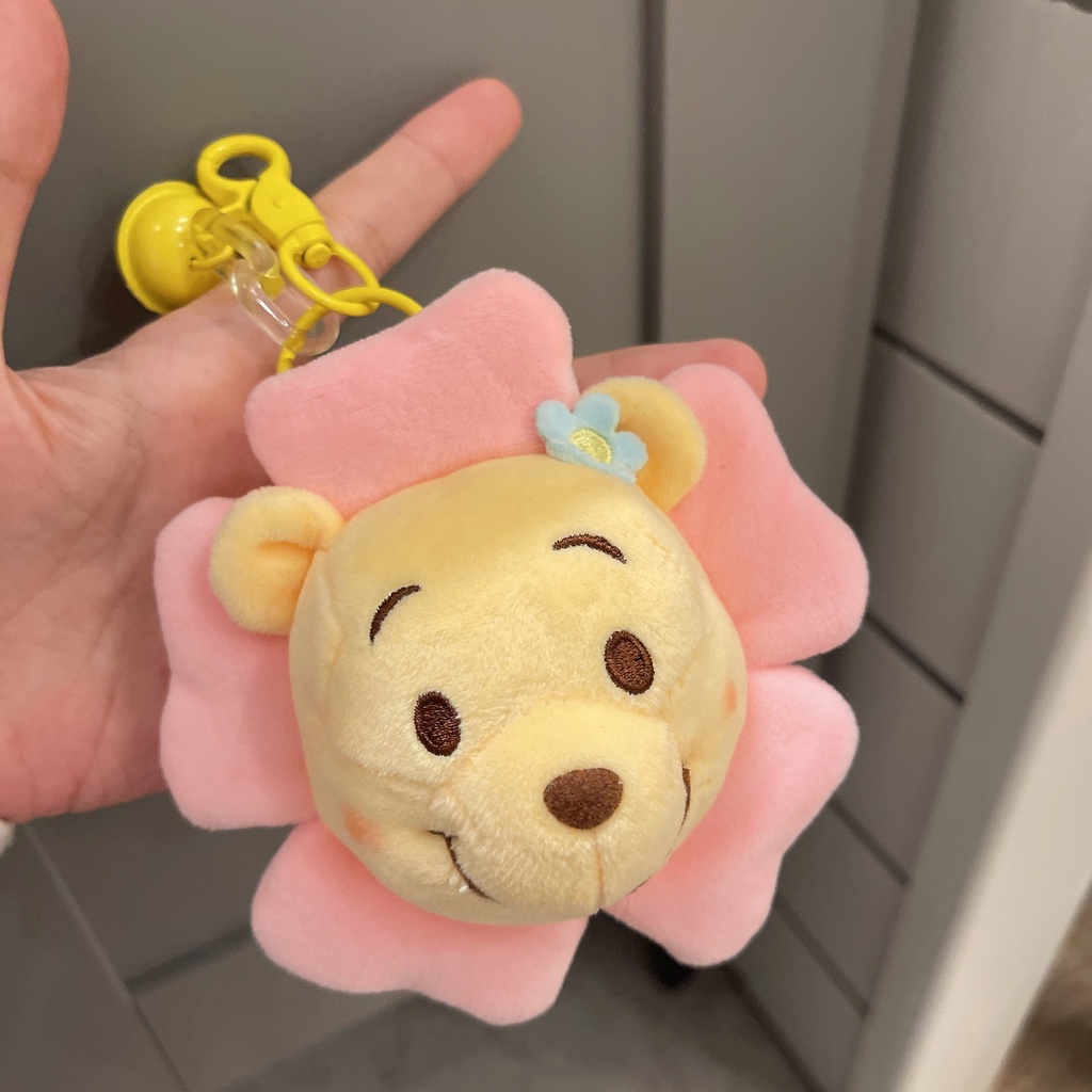 Móc Khóa Hình Chú Gấu Và Dâu Tây Dễ Thương