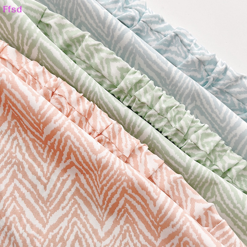 {Ffsd} Khăn Trùm Đầu Bandana Co Giãn Kẻ Sọc Màu Đơn Giản Dễ Phối Đồ Thời Trang Cho Nữ