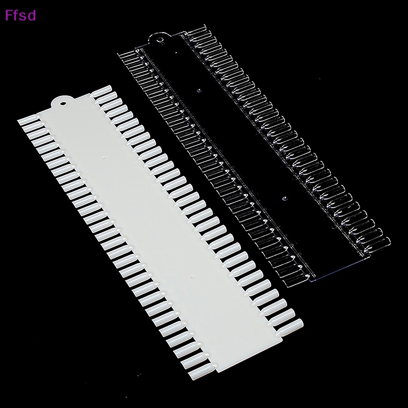 Set 60 Giá Đỡ Trưng Bày Móng Tay Giả Bằng Nhựa Trơn