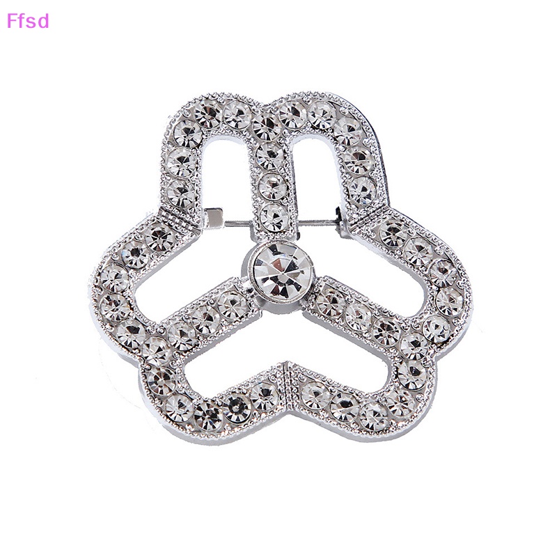 Ghim Cài Áo Hình Logo Đính Đá Zircon Thời Trang Cho Nữ