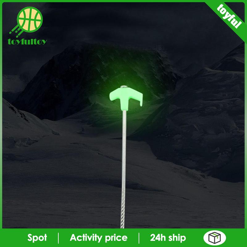 Đinh Kim Loại Thép Phát Sáng Trong Bóng Tối Chặn Lều Chịu Được Sức Nặng