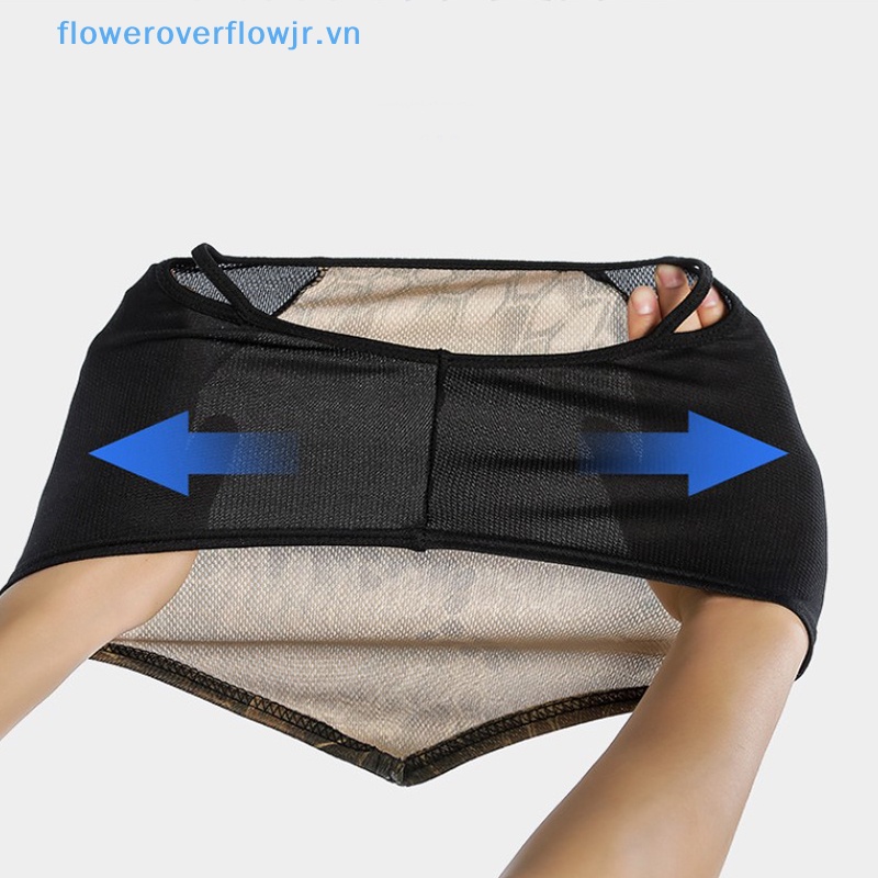 Fjr Mũ Trùm Đầu Kiêm Khẩu Trang Bằng Lụa Lạnh Chống Tia UV Họa Tiết Rằn Ri Phong Cách Quân Đội Dùng Khi Chạy Xe Mùa Hè