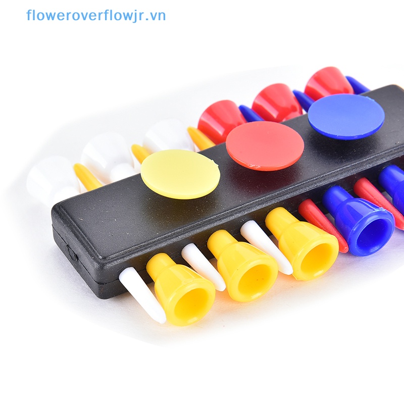 Giá Đỡ Bóng Golf 1x Kèm 12 Tee Nhựa Và 3 Bút Đánh Dấu Với 1 Chìa Khóa
