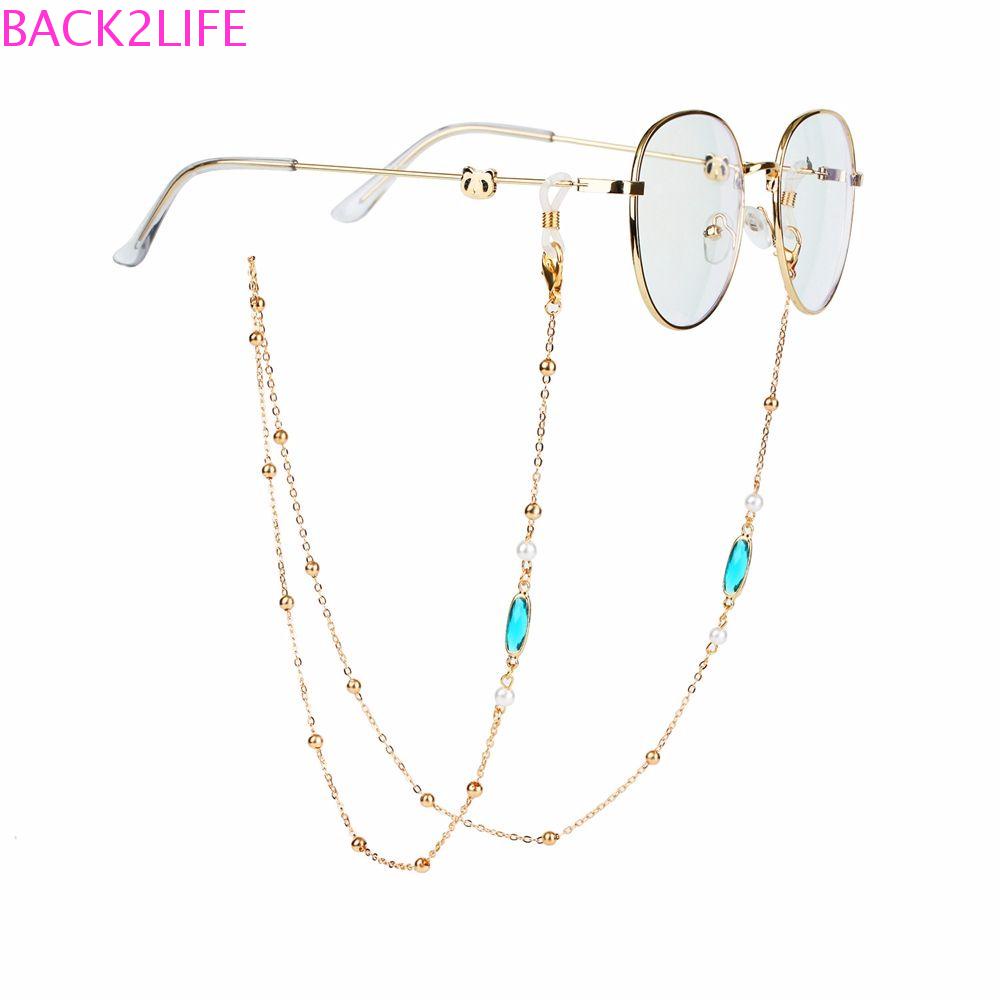 BACK2LIFE Dây Đeo Giữ Mắt Kính Chống Trượt Chống Thất Lạc Bằng Kim Loại