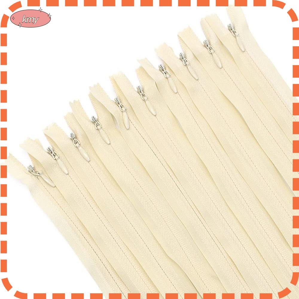 KRNY Vỏ Gối Nylon Màu Be Có Khóa Kéo Dùng May Vá DIY