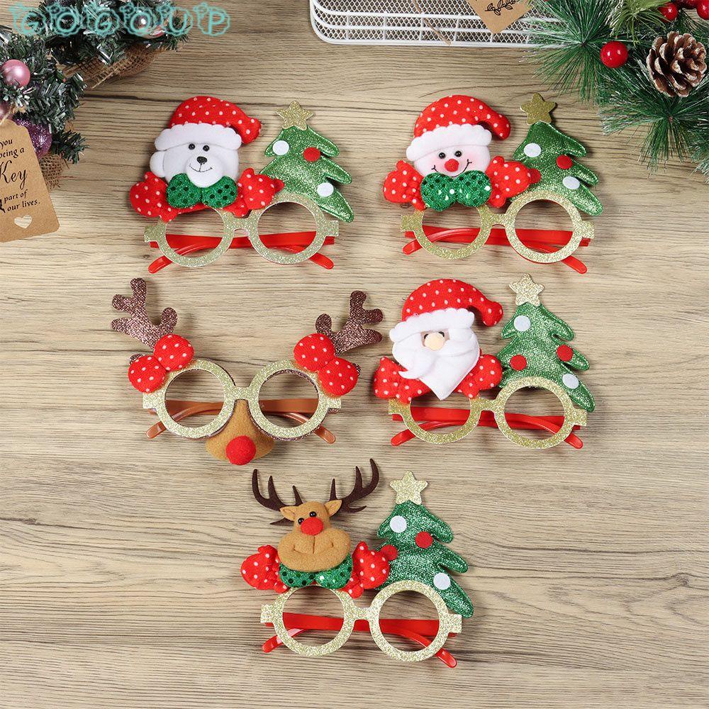 GOGOUP Mắt Kính Thời Trang Giáng Sinh Năm Mới Trang Trí Nhà Cửa