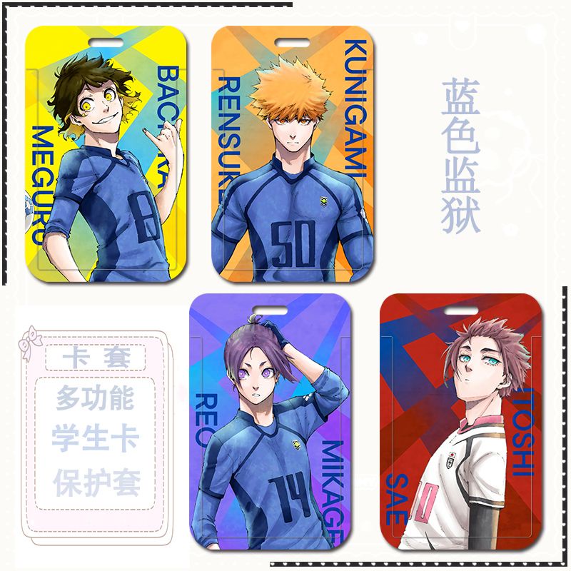 Ốp Điện Thoại Bằng ABS Có Khóa Hoạt Hình Anime Bảo Vệ Thẻ ID Cho Học Sinh