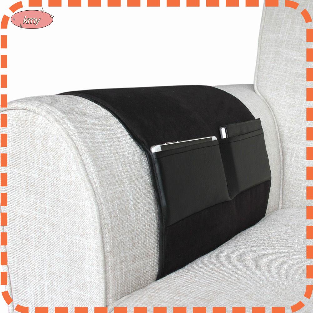 KRNY Túi Da Đựng Tạp Chí 7 Ngăn Gắn Tay Vịn Ghế sofa Mềm Mại Chống Trượt