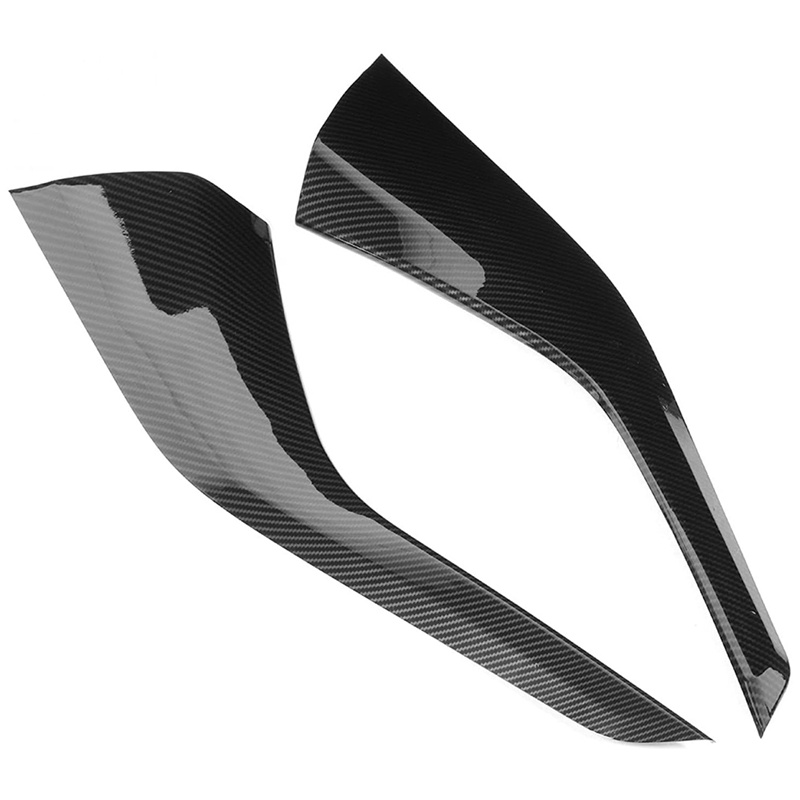 Bộ 2 Miếng Dán Bằng ABS In Họa Tiết Sợi Carbon Trang Trí Bảng Điều Khiển Trung Tâm Cho BMW X3 G01 2018-2021