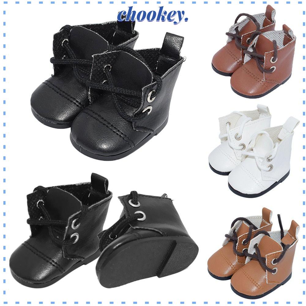 CHOOKEY Giày Bốt Martin Thời Trang Chất Lượng Cao Cho Búp Bê 20cm