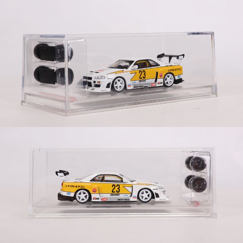 Mô Hình Xe Hơi Nissan Skyline LB-ER34 Bằng Hợp Kim Tỉ Lệ 1: 64