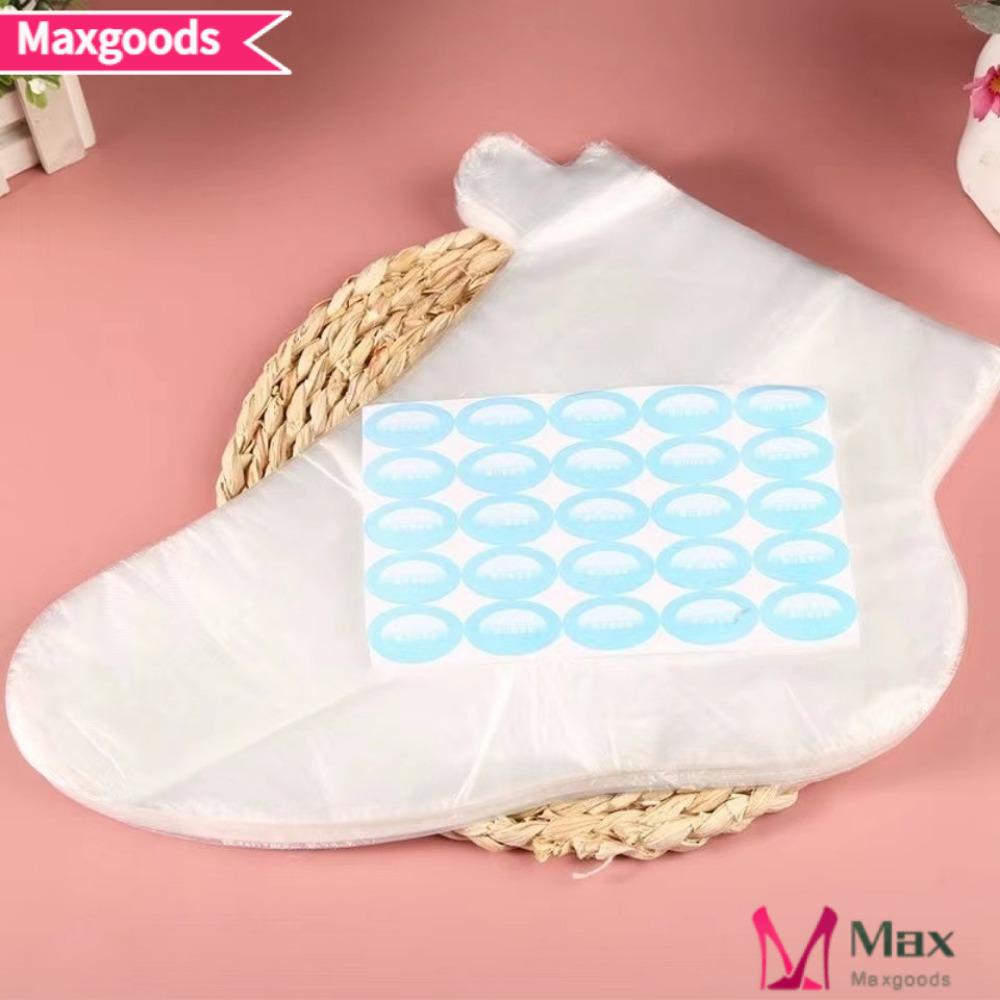 MAXG Set 100 Vỏ Bọc Chân Tẩy Tế Bào Chết Dùng Một Lần Tiện Dụng