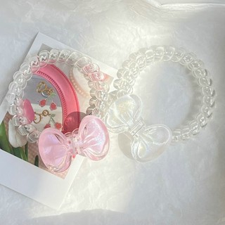 Dây Cột Tóc Co Giãn Hình Hello Kitty / Ếch Dễ Thương Cho Nữ
