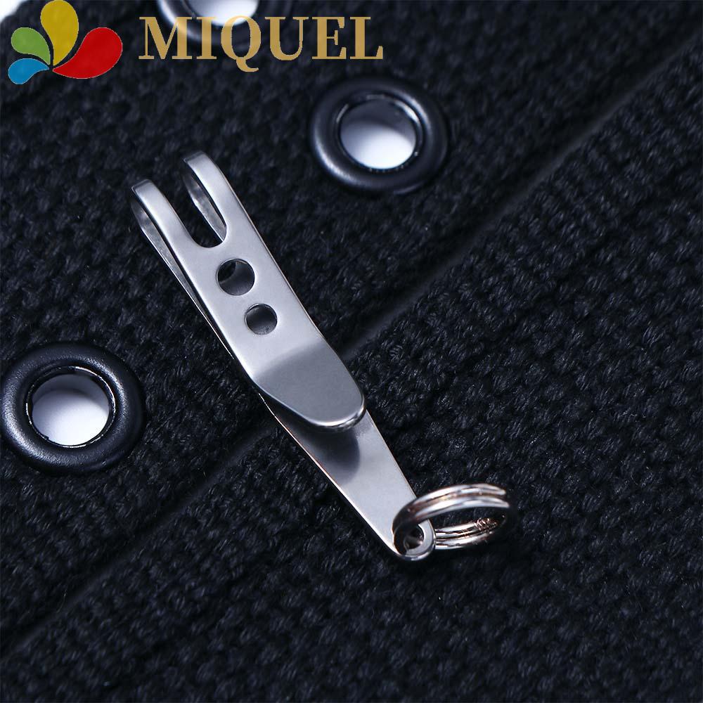 MIQUEL Móc Kẹp Mini Bằng Thép Không Gỉ Treo Thắt Lưng Quần Áo