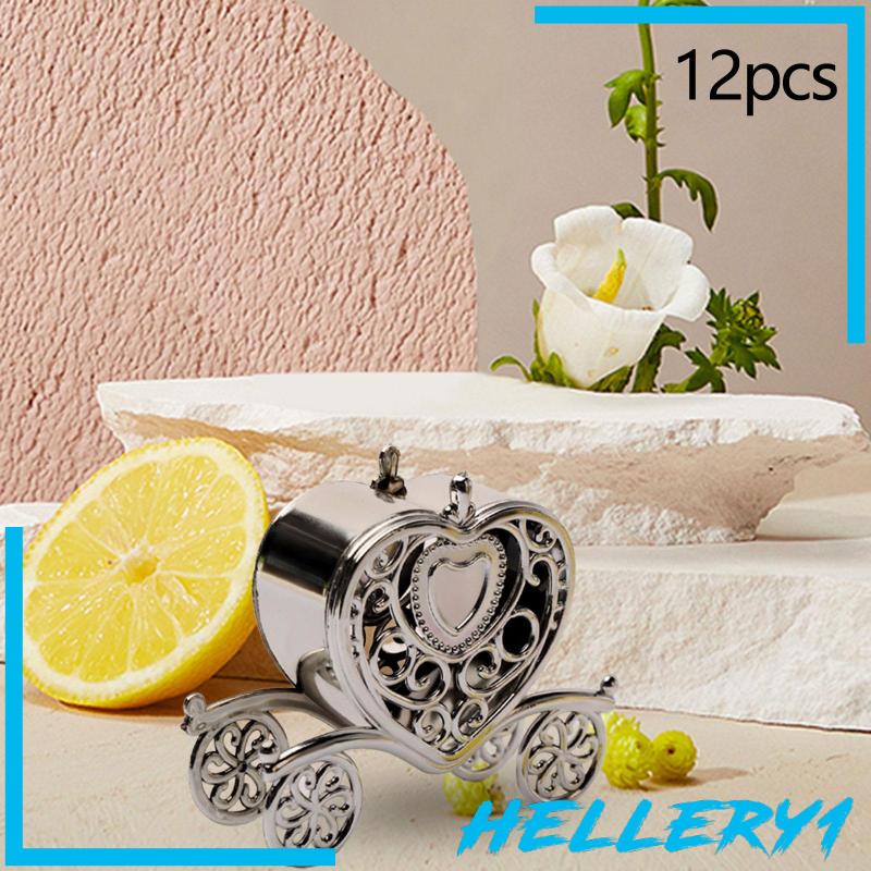 Bộ 12 Hộp Đựng Kẹo Hình Trái Tim Dùng Cho Tiệc Cưới