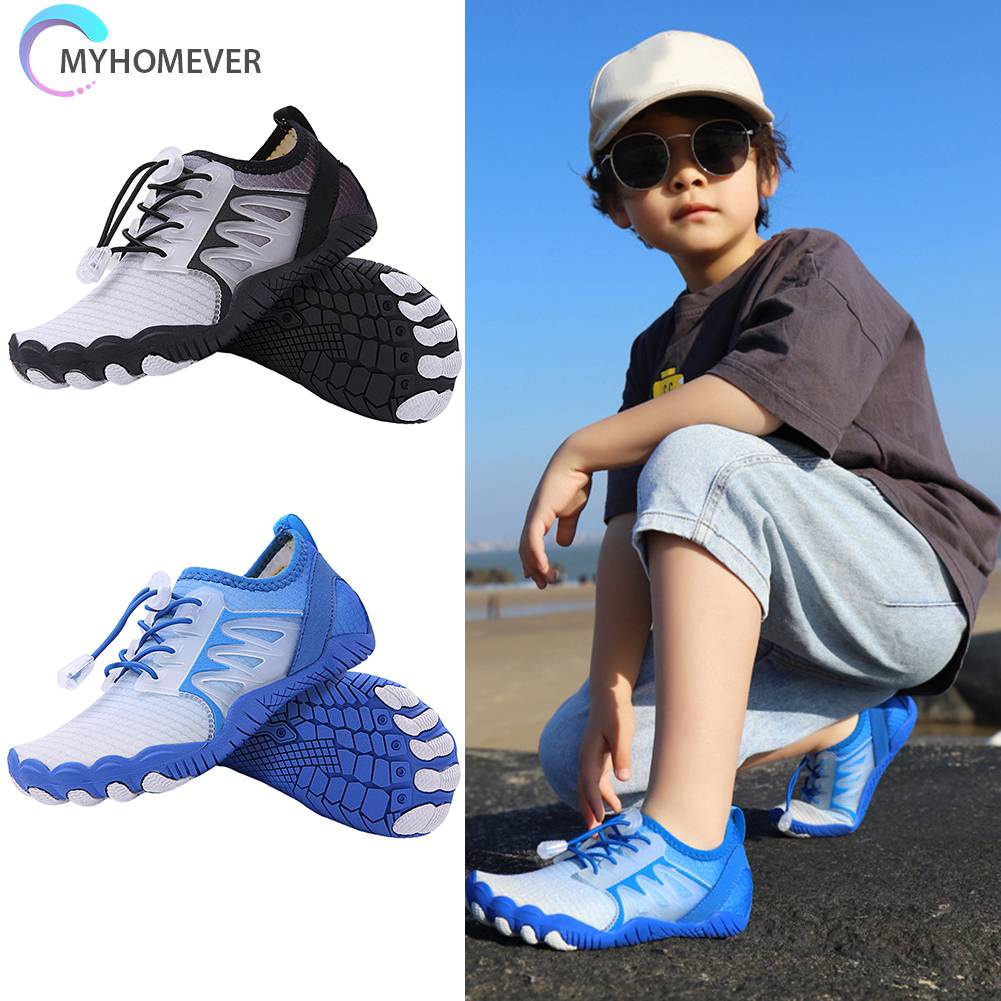 Giày Cao Su Đi Biển Thoáng Khí Nhanh Khô Thoải Mái Cho Bé