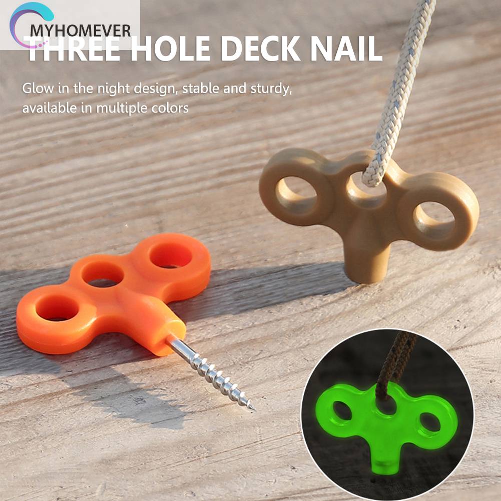 Set 5 Chốt Khóa Dây Lều Cắm Trại Tiện Lợi