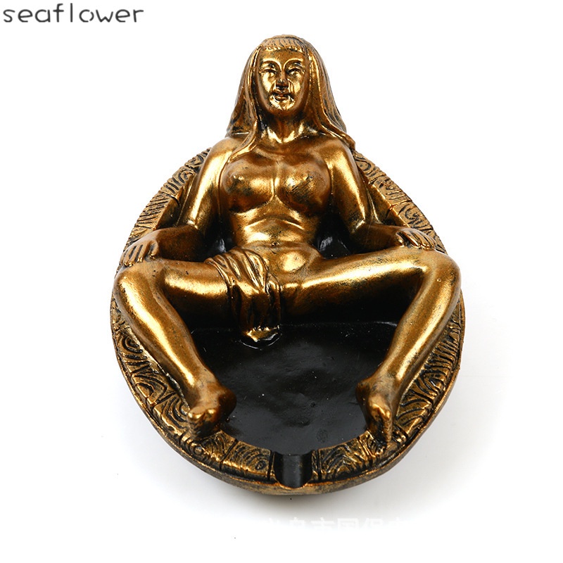 Gạt Tàn Thuốc Bằng Nhựa Resin Không Nắp Hình Người Phụ Nữ Naked Beauty Women Sáng Tạo Cho Nhà Ở / Văn Phòng / Quán BarNaughty Không Có Nắp